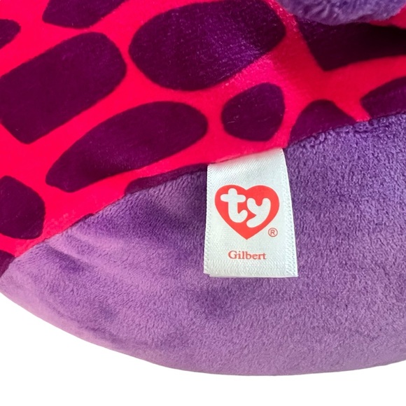 Ty Gilbert purple & pink giraffe Squishmallow plush 13 in. - Picture 4 of 4